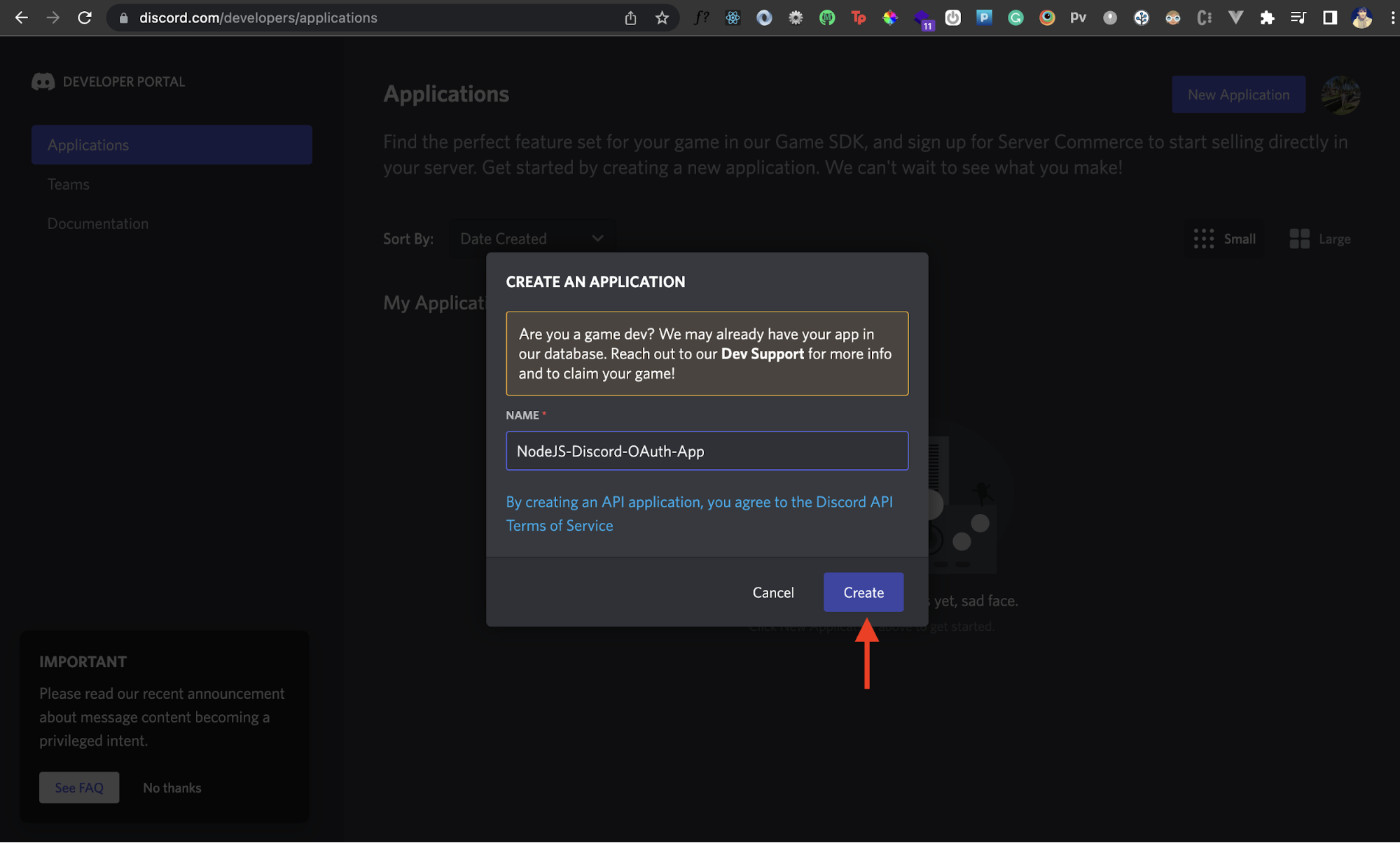 Discord OAuth: How to Add the Discord API to a Node.js App