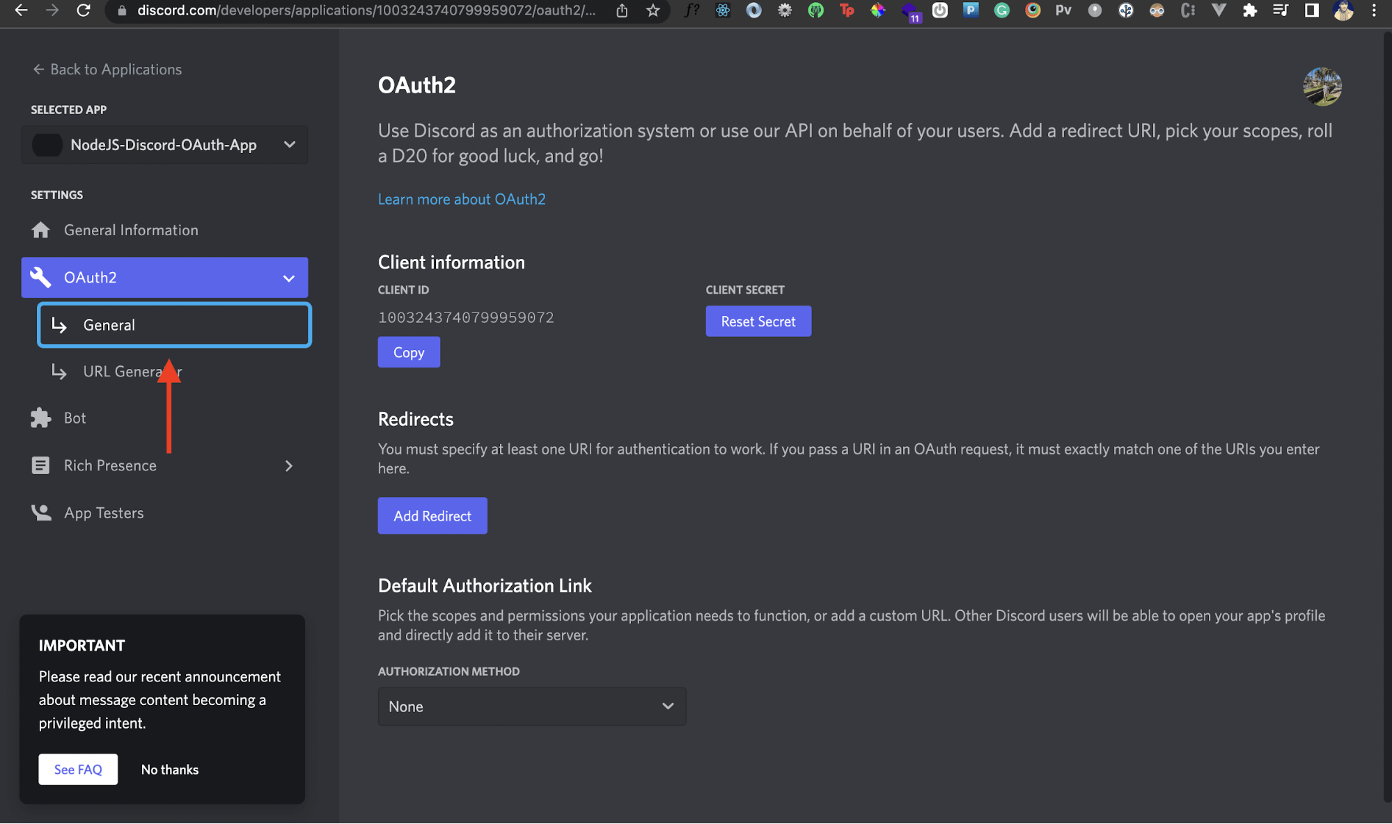 Discord OAuth: How to Add the Discord API to a Node.js App