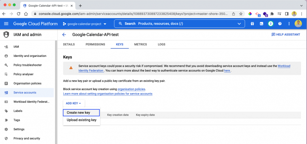 Events In The Google Calendar API