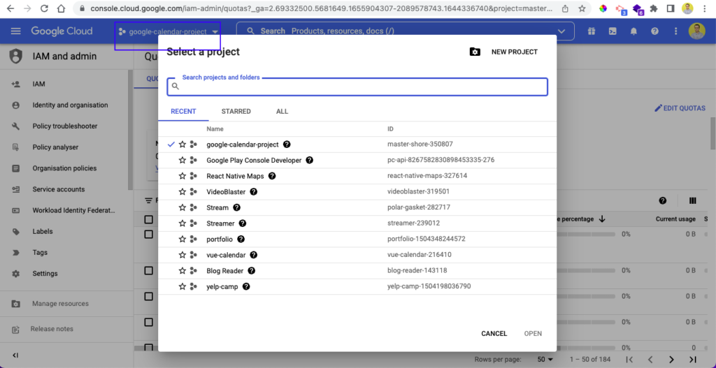 google sheets - How to handle a G Suite API 429 HTTP error (quota