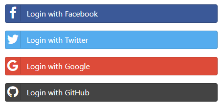 Oauth Login System for Facebook, Google, Microsoft, Github and Google