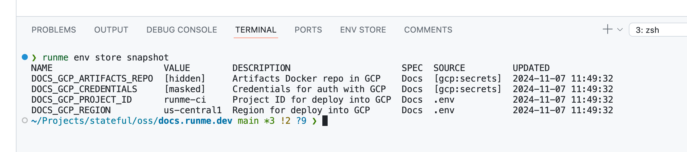 The Owl's simple command line interface